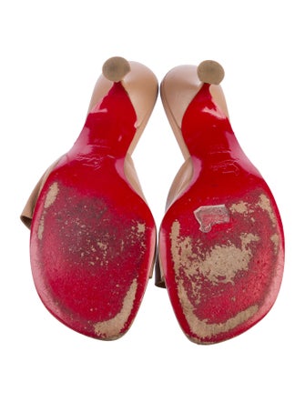 Christian Louboutin Leather Slides