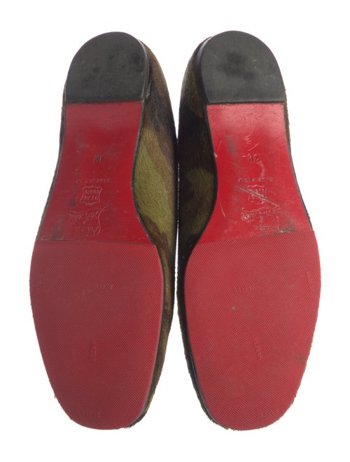 Christian Louboutin Ponyhair Camouflage Print Ballet Flats