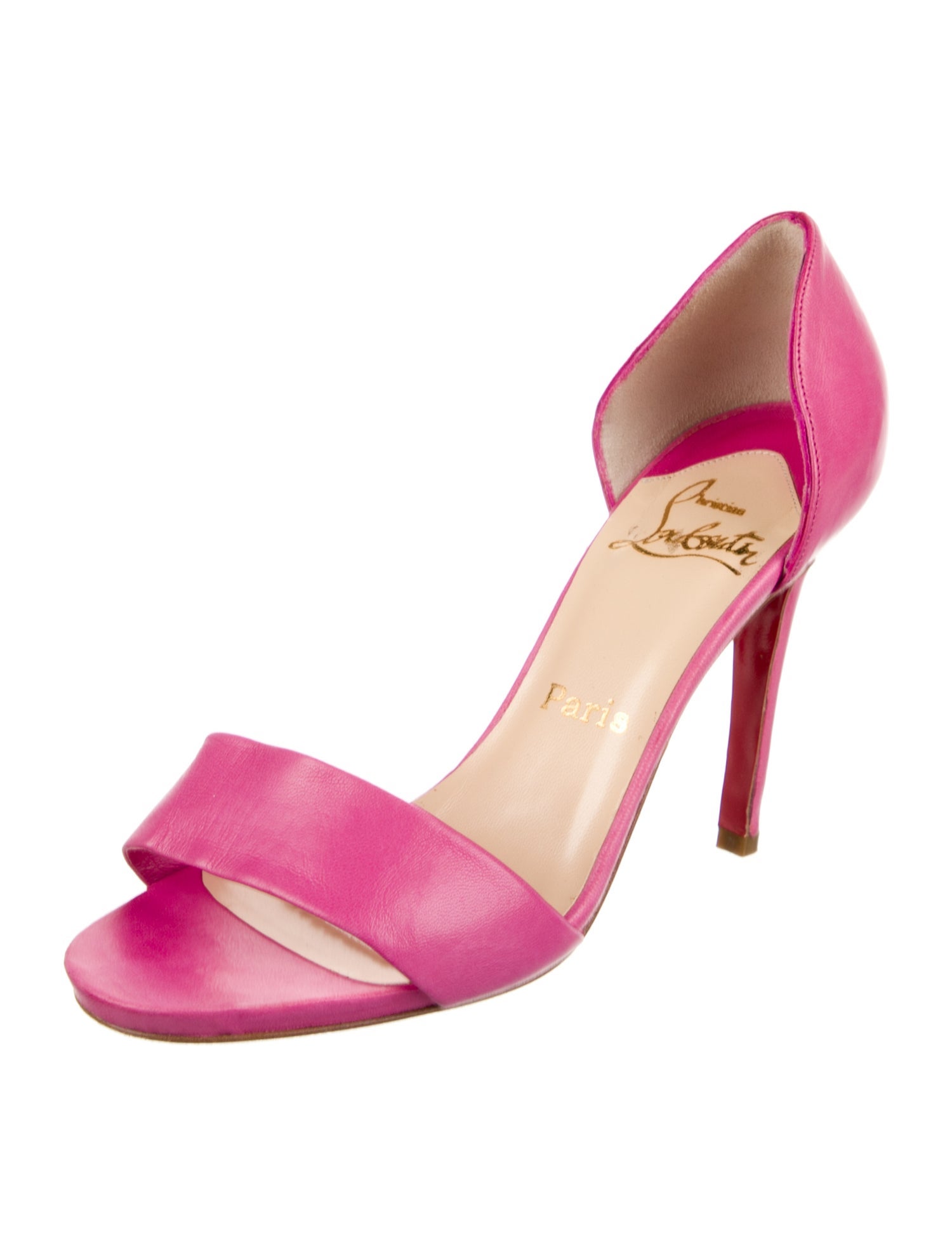 Christian Louboutin Satin Sandals