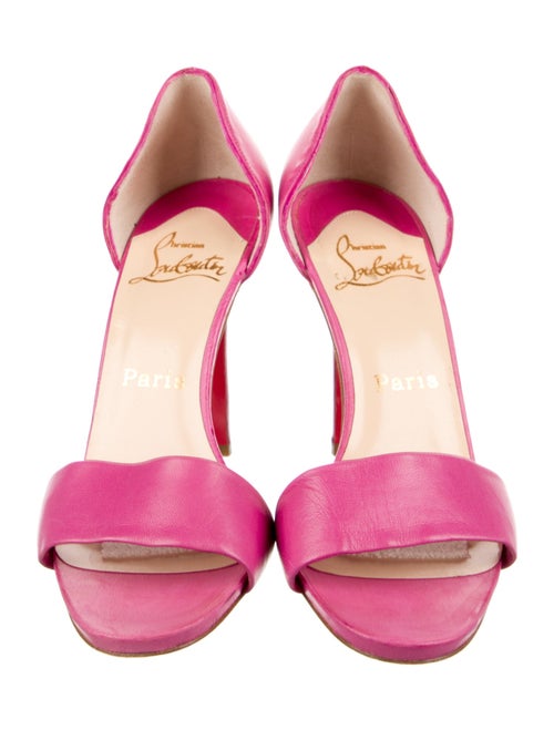 Christian Louboutin Satin Sandals