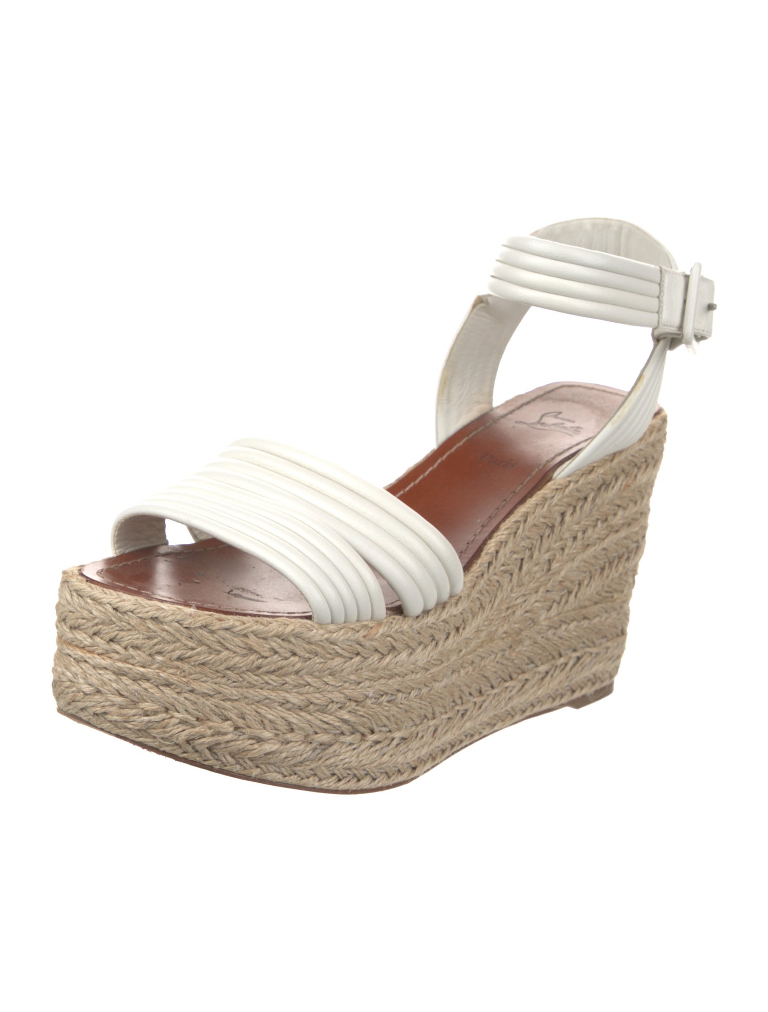 Christian Louboutin Leather Espadrilles