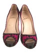 Christian Louboutin Suede Patterned Pumps