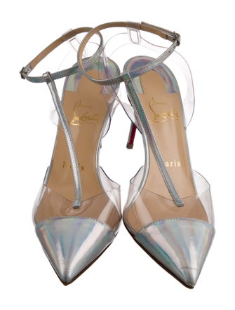 Christian Louboutin PVC T-Strap Pumps