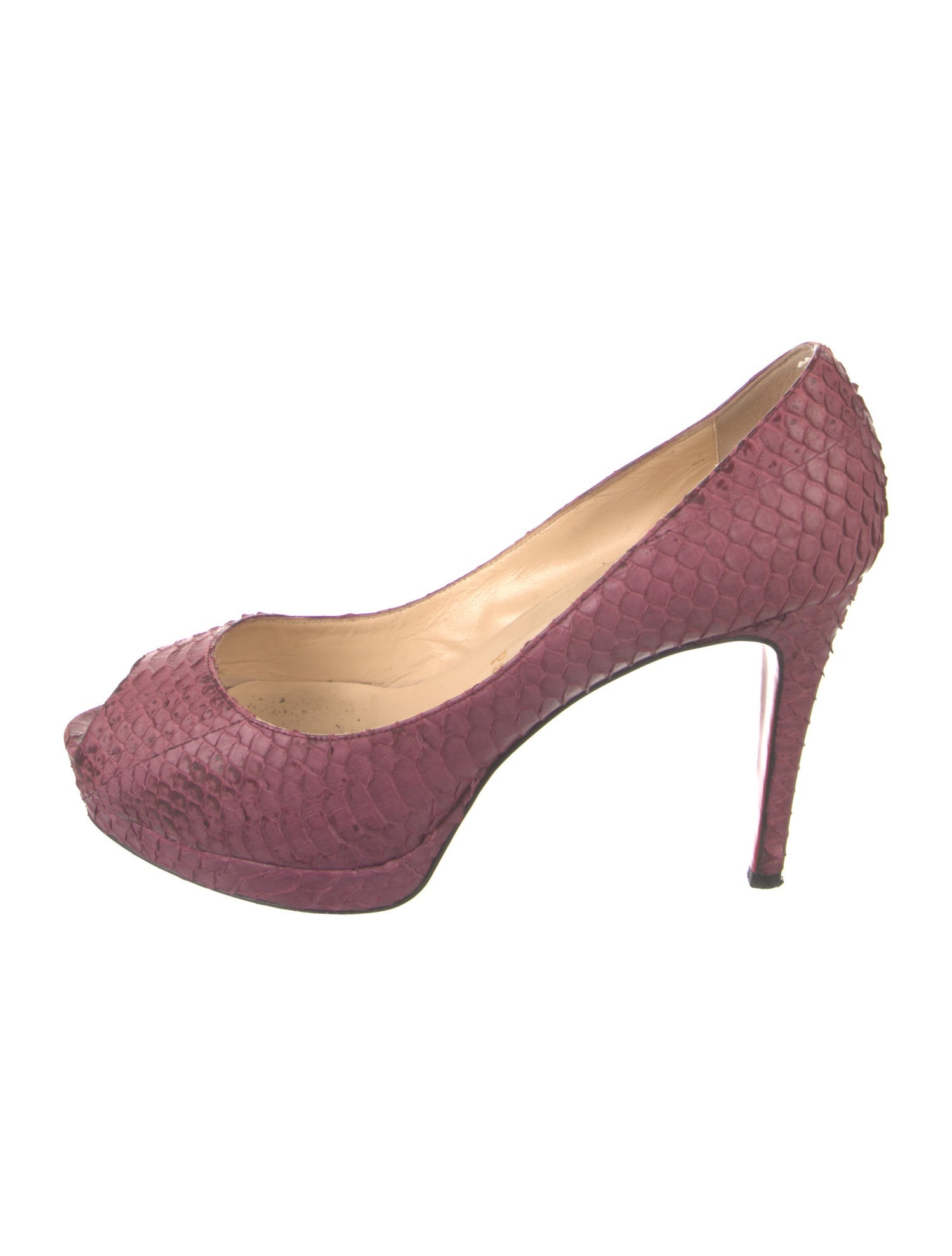 Christian Louboutin Python Pumps