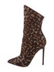 Christian Louboutin Ponyhair Animal Print Sock Boots