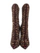 Christian Louboutin Ponyhair Animal Print Sock Boots