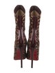 Christian Louboutin Ponyhair Animal Print Sock Boots