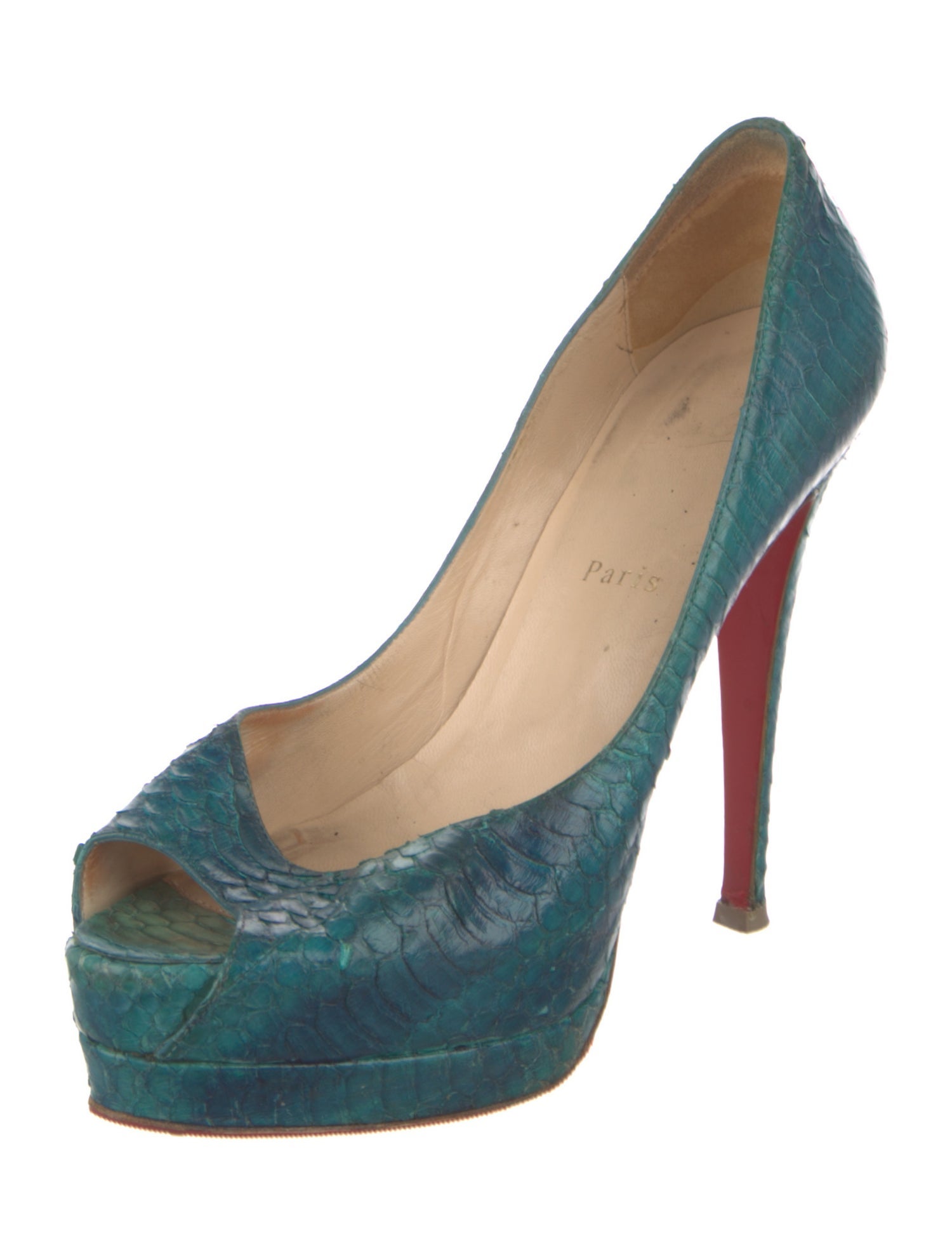 Christian Louboutin Snakeskin Pumps