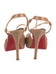 Christian Louboutin Leather Slingback Pumps