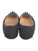 Christian Louboutin Spike Accents Wool Flats
