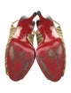 Christian Louboutin Printed Slingback Sandals