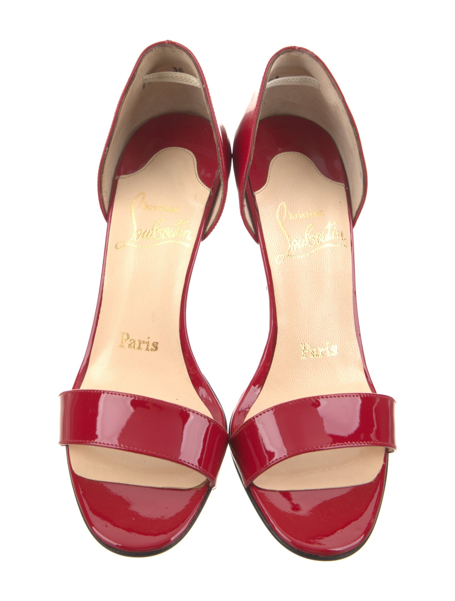 Christian Louboutin Patent Leather Sandals