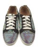 Christian Louboutin Printed Crystal Embellishments Sneakers