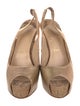 Christian Louboutin Leather Slingback Pumps