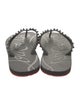 Christian Louboutin Rubber Studded Accents Flip Flops