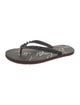 Christian Louboutin Rubber Studded Accents Flip Flops