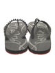 Christian Louboutin Rubber Studded Accents Flip Flops