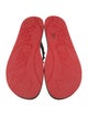 Christian Louboutin Rubber Studded Accents Flip Flops