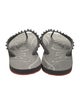 Christian Louboutin Rubber Studded Accents Flip Flops