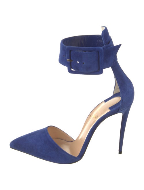 Christian Louboutin Suede D'Orsay Pumps