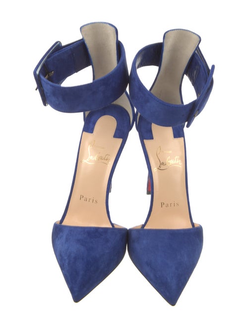Christian Louboutin Suede D'Orsay Pumps