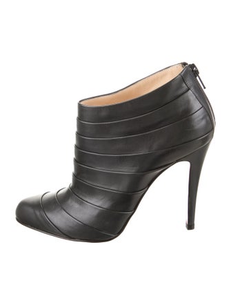 Christian Louboutin Leather Lace-Up Boots