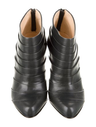 Christian Louboutin Leather Lace-Up Boots