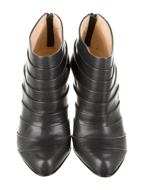 Christian Louboutin Leather Lace-Up Boots
