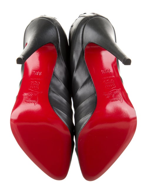 Christian Louboutin Leather Lace-Up Boots