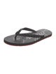 Christian Louboutin Rubber Studded Accents Flip Flops