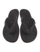 Christian Louboutin Rubber Studded Accents Flip Flops