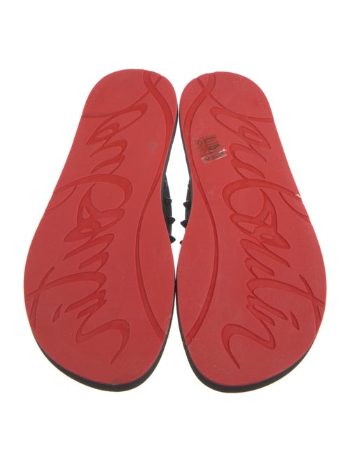 Christian Louboutin Rubber Studded Accents Flip Flops