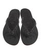 Christian Louboutin Rubber Studded Accents Flip Flops