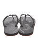 Christian Louboutin Rubber Studded Accents Flip Flops