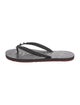 Christian Louboutin Rubber Studded Accents Flip Flops