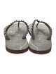 Christian Louboutin Rubber Studded Accents Flip Flops