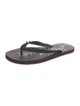 Christian Louboutin Rubber Studded Accents Flip Flops