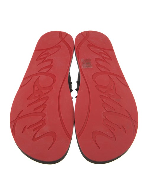 Christian Louboutin Rubber Studded Accents Flip Flops