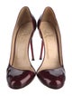 Christian Louboutin Patent Leather D'Orsay Pumps