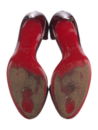 Christian Louboutin Patent Leather D'Orsay Pumps