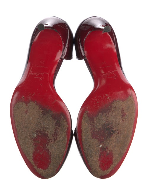 Christian Louboutin Patent Leather D'Orsay Pumps
