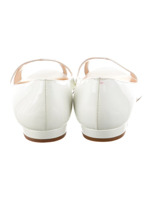 Christian Louboutin Patent Leather Cutout Accent Flats w/ Tags