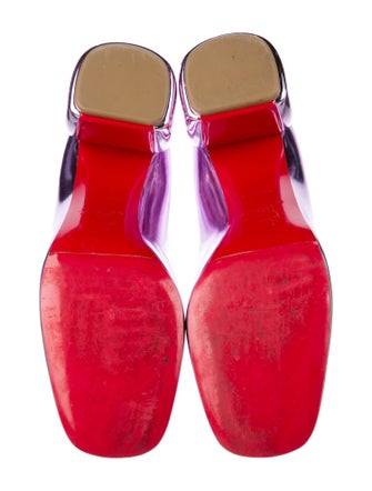 Christian Louboutin Leather Slingback Pumps