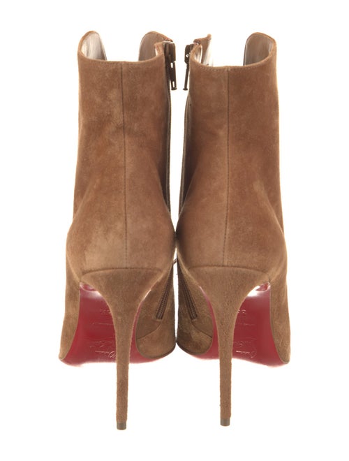Christian Louboutin Suede Cutout Accent Pumps w/ Tags