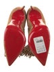 Christian Louboutin Suede Cutout Accent Pumps w/ Tags