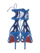 Christian Louboutin Suede Cutout Accent Gladiator Sandals