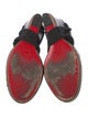 Christian Louboutin Leather Printed Sandals