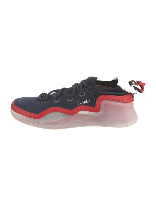 Christian Louboutin Suede Printed Sneakers