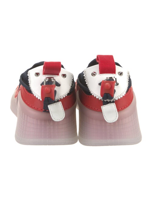 Christian Louboutin Suede Printed Sneakers