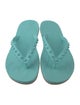 Christian Louboutin Rubber Studded Accents Flip Flops